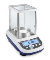 Analytical balance with high weighing capacity, graphic display  and convenient recipe function