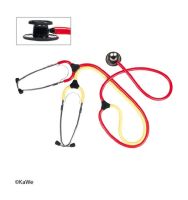 Schwestern-Lehr-Stethoskop Duo ist ein Diagnostik-Instrument zur Auskultation (Abhören).