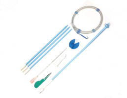 Used for percutaneous placement of a Malecot Catheter in the renal pelvis fornephrostomy drainage.